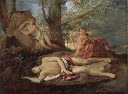 Nicolas Poussin Ai Kou and Nessus oil